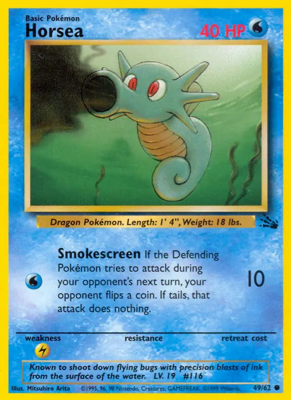 Horsea Fossil Common 49 (MP)