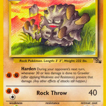 Graveler Fossil Uncommon 37 (HP)