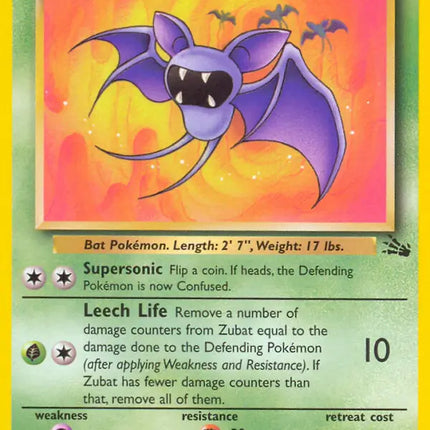 Zubat Fossil Common 57