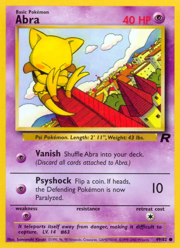 Abra Team Rocket Common 49 (LP)