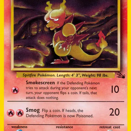 Magmar Fossil Uncommon 39 (MP)