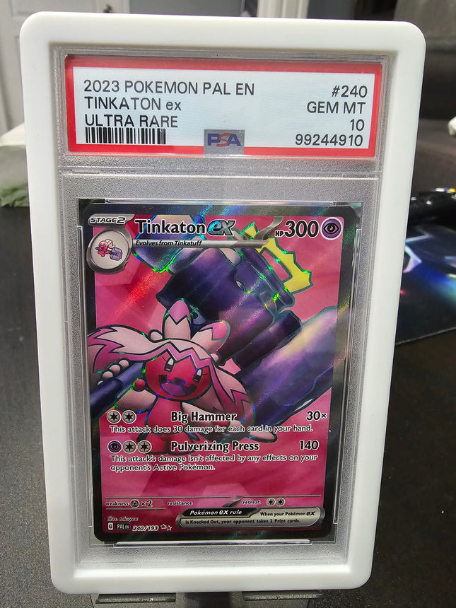 Tinkaton ex Paldea Evolved Ultra Rare 240/193 Gem Mint PSA 10