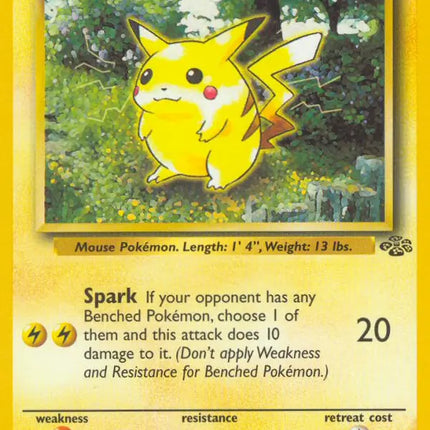 Pikachu Jungle Common 60 (HP)