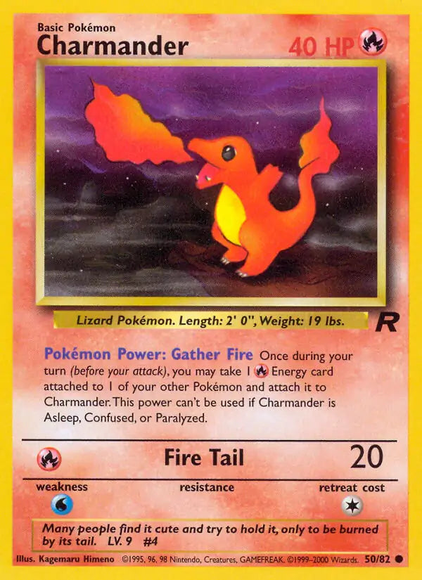 Charmander Team Rocket Common 50 (MP)