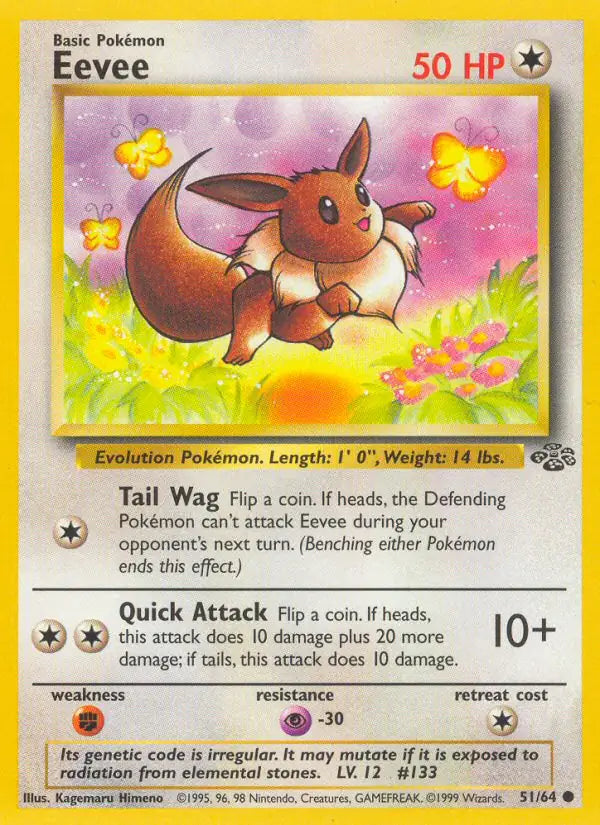 Eevee Jungle Common 51 (HP)