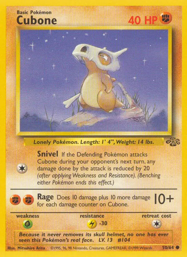 Cubone Jungle Common 50 (MP)