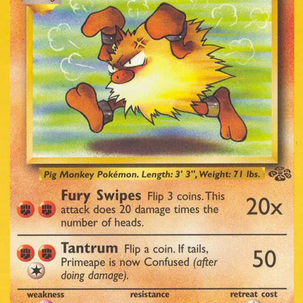 Primeape Jungle Uncommon 43 (HP)