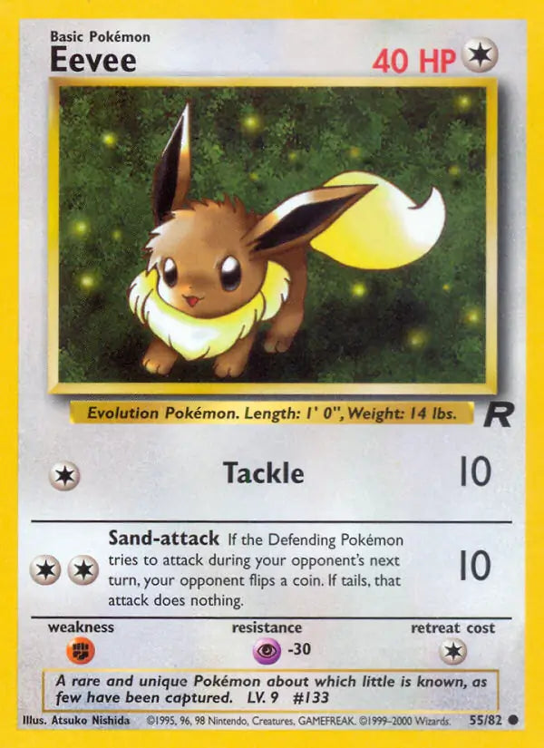 Eevee Team Rocket Common 55 (LP)