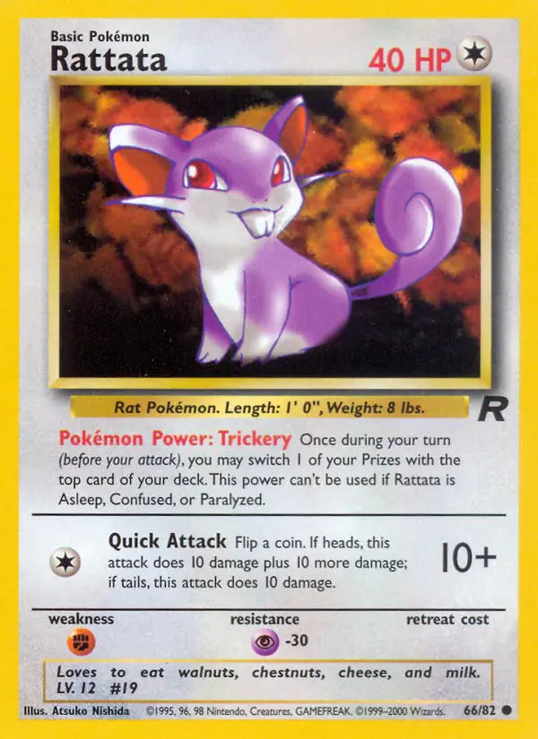 Rattata Team Rocket Common 66 (MP)