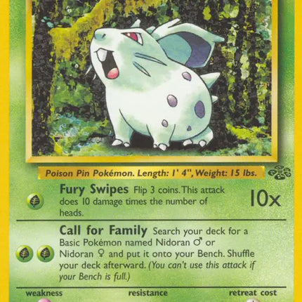 Nidoran F Jungle Common 57 (HP)