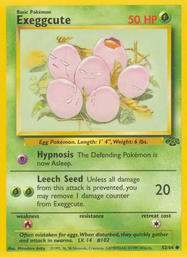 Exeggcute Jungle Common 52 (HP)