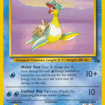 Lapras (25) Fossil Rare 25 (HP)