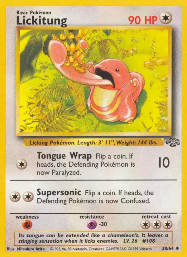 Lickitung Jungle Uncommon 38 (MP)