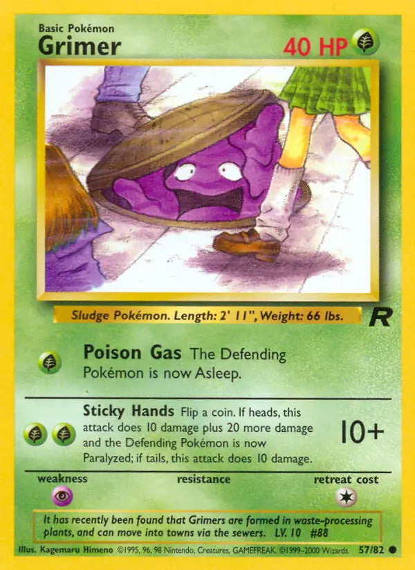 Grimer Team Rocket Common 57 (HP)