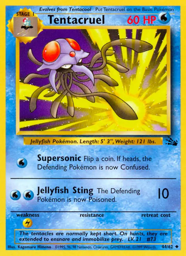Tentacruel Fossil Uncommon 44