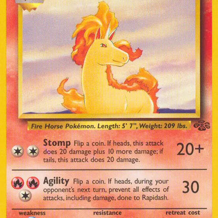 Rapidash Jungle Uncommon 44 (DMG)