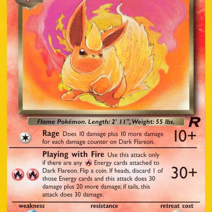 Dark Flareon Team Rocket Uncommon 35 (HP)