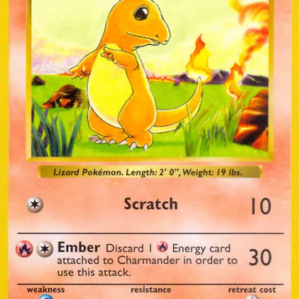 Charmander Base Set (Shadowless) Common 46