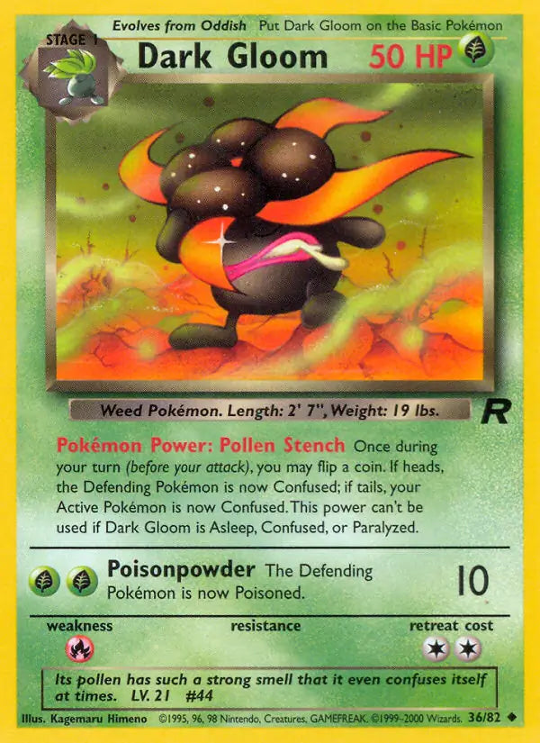 Dark Gloom Team Rocket Uncommon 36 (MP)
