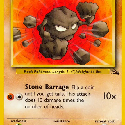 Geodude Fossil Common 47 (HP)