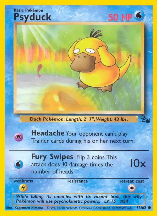 Psyduck Fossil Common 53 (LP)