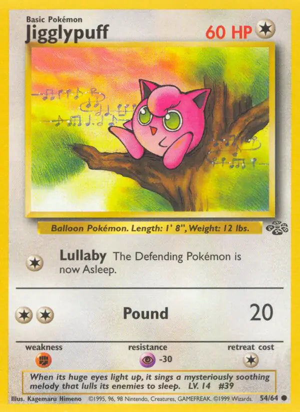 Jigglypuff Jungle Common 54 (DMG)