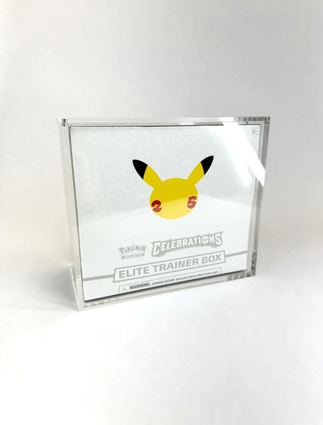 Pokemon ETB Acrylic Display Case – Magnetic Lid (PICKUP ONLY)