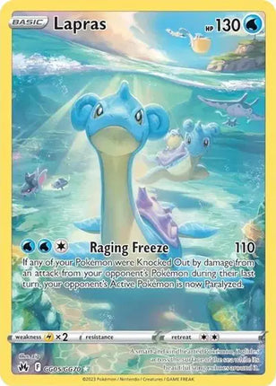 Lapras Ultra Rare GG05/GG70 Crown Zenith: Galarian Gallery