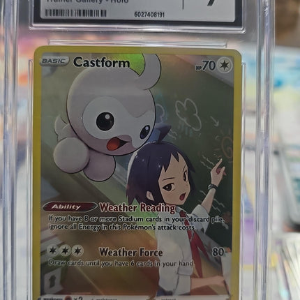 Castform Ultra Rare • TG11/TG30 Lost Origin Trainer Gallery CGC MINT 9