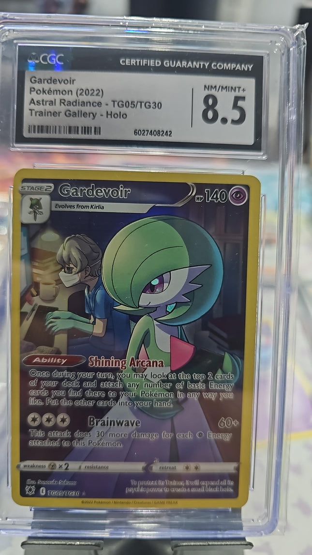 Gardevoir Ultra Rare • TG05/TG30 Astral Radiance Trainer Gallery CGC NEAR MINT 8.5