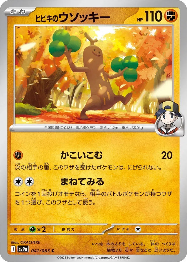 Ethan's Sudowoodo (JP) Hot Air Arena Common 041/063