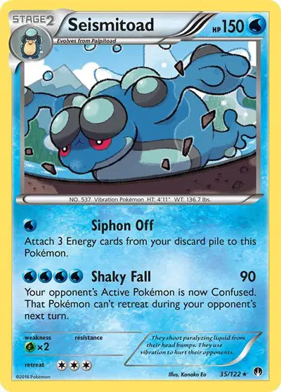 Seismitoad Rare • 35 BREAKpoint