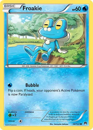 Froakie Pokemon • Common • 38 BREAKpoint Reverse Holofoil