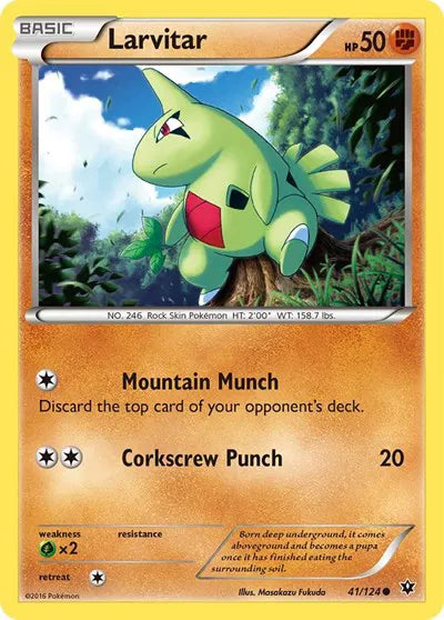 Larvitar (41) Fates Collide Common 41