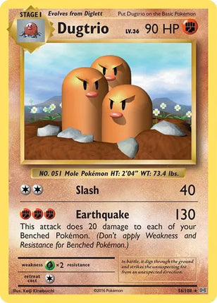 Dugtrio Evolutions Rare 56/108