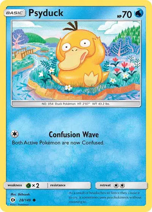 Psyduck Common • 28 Sun & Moon Base Set