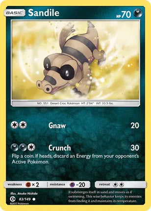 Sandile Sun & Moon Base Set Common 83
