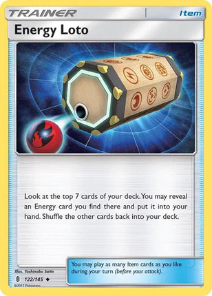 Energy Loto Guardians Rising Uncommon 122/145