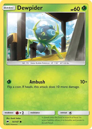 Dewpider Burning Shadows Common 14/147