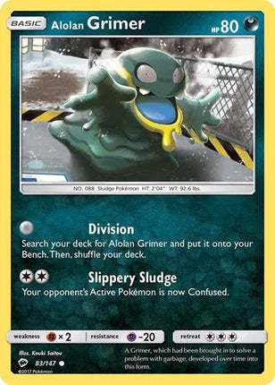Alolan Grimer Burning Shadows Common 83/147