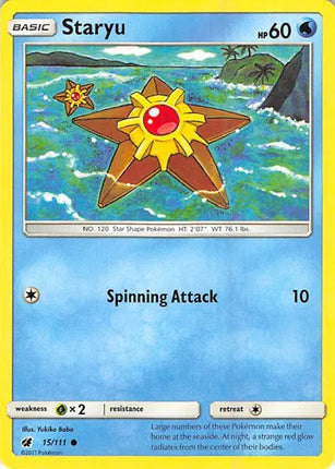 Staryu Crimson Invasion Common 15/111