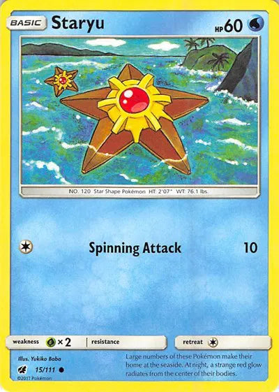 Staryu Crimson Invasion Common 15/111