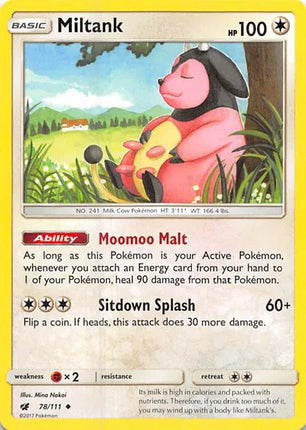 Miltank Crimson Invasion Uncommon 78/111