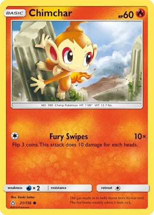 Chimchar (21) Ultra Prism Common 21/156
