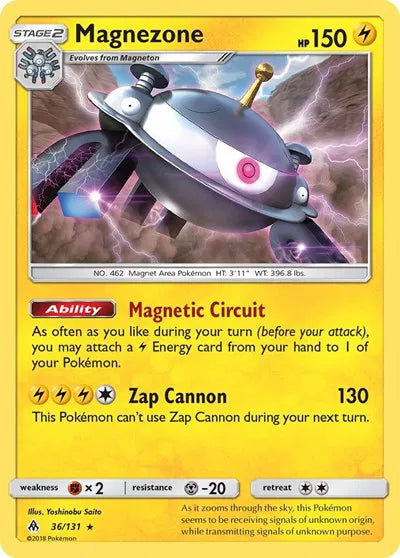 Magnezone Forbidden Light Holo Rare 36 Holofoil