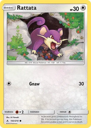 Rattata Unbroken Bonds Common 143
