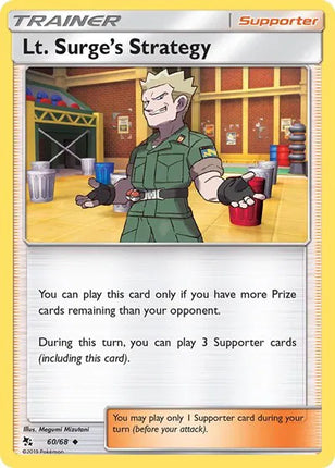 Lt. Surge's Strategy Hidden Fates Uncommon 60/68