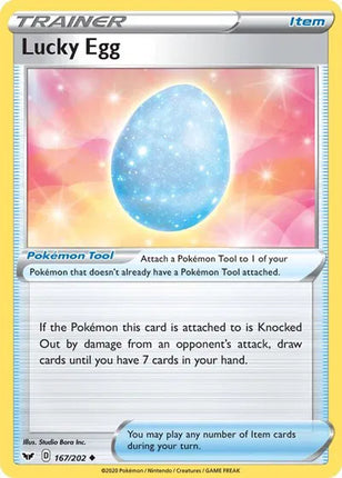 Lucky Egg Sword & Shield Base Set Uncommon 167/202