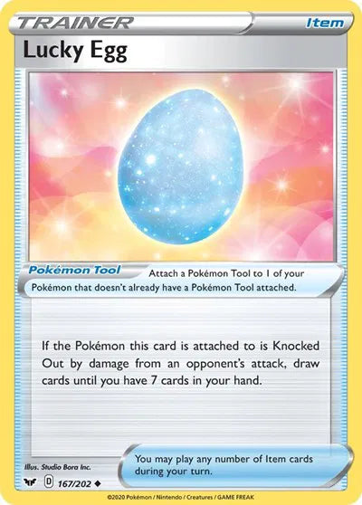 Lucky Egg Sword & Shield Base Set Uncommon 167/202