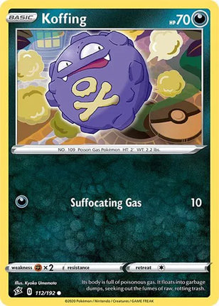 Koffing Rebel Clash Common 112/192